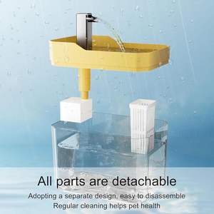 1.5l पालतू पानी के फव्वारे के लिए स्वचालित बिल्ली पानी पीने का फव्वारा फिल्टर विरोधी पर्ची स्वचालित इनडोर बिल्ली पानी फव्वारा - Product Image 5