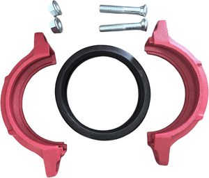 Ul/FM chứng nhận 4 inch dễ uốn sắt linh hoạt rãnh khớp nối 4.5 inch OD cháy sprinkler ống (ướt/khô hệ thống) vừa phải - Product Image 2