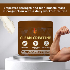 <b>Red</b> Kangaroo Clean Creatine Powder 45 Servings Unflavored Dietary Supplement for Strength and Muscle Mass Endurance Powder - Product Image 4