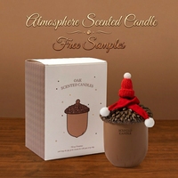 Bougie parfumée Creative Acorn, bougie décorative pour la maison, rafraîchisseur d'ambiance, bougie parfumée de Noël, comme cadeau pour les filles et les amies