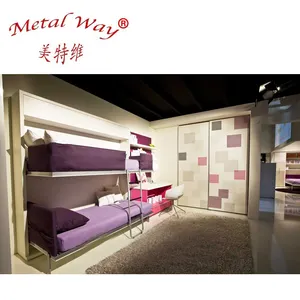 <span class=keywords><strong>Litera</strong></span> de pared plegable <span class=keywords><strong>horizontal</strong></span>, diseño duradero, doble/completa/Queen - Product Image 1