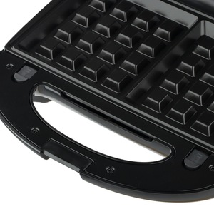 Piastra Multifunzione Rimovibile in Acciaio Inox Antiaderente, 750W, per Colazione, Ciambelle, Waffle e Panini - Product Image 6