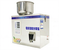 Machine de pesage et d'emballage semi-automatique électrique pour granulés de thé, poudre, farine, riz et autres matériaux