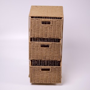 Набор из 3 плетеных корзин ручной работы из натурального ротанга: экологичные, многофункциональные, для хранения, мягкие, прямоугольные, для декора дома и организации офиса - Product Image 2