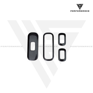 Cornice in Fibra di Carbonio per Interruttore Alzacristalli per Mercedes Benz Classe G G63 G500 G350 G400D, Parti Interne <span class=keywords><strong>Auto</strong></span>, Finiture Interne - Product Image 2
