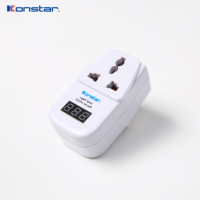 Protecteur de tension domestique monophasé 220V fiable Konstar avec affichage LED, régulateur de tension automatique contre les sous-tensions