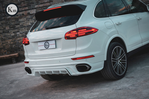 KM Premium Upgrade 9Y0.1 TKT Rear <strong>Diffuser</strong> Without GTS Rear Half Bumper for 958.2 High Quality Enhances Vehicle's Visual Appeal - Product Image 5