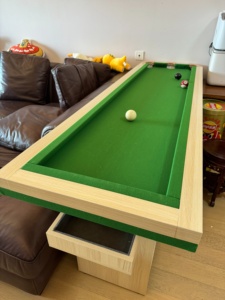 <span class=keywords><strong>Mesa</strong></span> <span class=keywords><strong>de</strong></span> entrenamiento <span class=keywords><strong>de</strong></span> <span class=keywords><strong>billar</strong></span> <span class=keywords><strong>de</strong></span> cinco puntos fácil <span class=keywords><strong>de</strong></span> usar, Mini <span class=keywords><strong>mesa</strong></span> <span class=keywords><strong>de</strong></span> <span class=keywords><strong>billar</strong></span> <span class=keywords><strong>de</strong></span> 7/8 pies, <span class=keywords><strong>mesa</strong></span> <span class=keywords><strong>de</strong></span> <span class=keywords><strong>billar</strong></span> 2 en 1 <span class=keywords><strong>para</strong></span> niños y adultos - Product Image 4