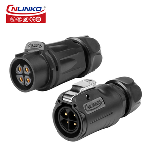 Cnlinko không thấm nước công nghiệp AC <span class=keywords><strong>DC</strong></span> cắm IP68 Nam Nữ M12 M16 dây điện pin năng lượng mặt trời Power LED Strip nối - Product Image 5