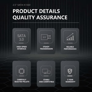 Unidades de estado sólido para computadora de escritorio/computadora portátil de nuevo diseño 2,5 "Sata 128GB // 256GB/512GB/Disco Duro 1TB SSD - Product Image 6