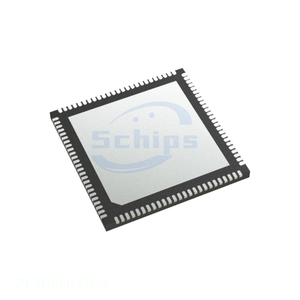 Electronics Components Online 100 VQFN Dual Rows, Exposed Pad ZL30611LDG6 Authorized Distributor SYNCE LINE CARD Clock Timing - Product Image 1