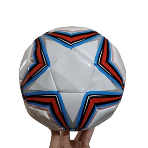 Ballon de football en PU durable de haute qualité, cousu à la machine, modèle 2026. 5 entraînements en salle et en extérieur - Product Image 6