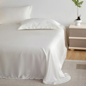 Summer Off White 60 Count Lenzing Tencel Pillowcase Solid Color Washable Soft For 180 Cm Double Beds - Product Image 3