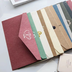 Bán Buôn Biểu Tượng Tùy Chỉnh Tiêu Chuẩn Kích Thước Màu Thư Phong Bì Dịch Vụ In Ấn Sáp Con Dấu In Ấn Kraft Giấy Phong Bì Với Dán - Product Image 3