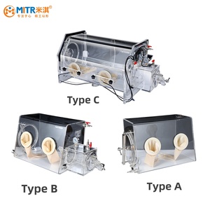 MITR <strong>Oxygen</strong> Water Controlled Isolated Transparent Acrylic Vacuum Chamber Glove Box for University Laboratory Chemistry <strong>Testing</strong> - Product Image 3
