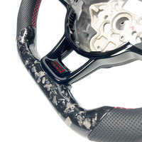 Direktvertrieb Schwarzes Geschmiedetes Carbon-Faser-Sportlenkrad, Passend für Perforierten MK6 GOLF JETTA Polo GTI GTI V