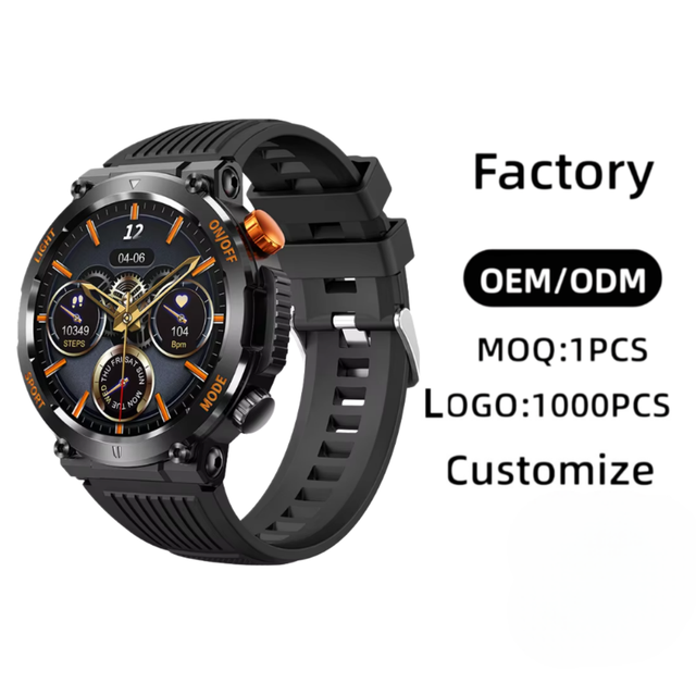 Outdoor Sports Smart Watch, Rugged Waterproof Fitness Monitor, Adventure Gym, OEM ODM Custom Logo Factory Wholesale