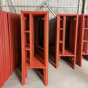 Wholesale Trapezoidal <strong>Scaffolding</strong> Outdoor Galvanized Mobile Scaffold Indoor Renovation Telescopic Scaffold - Product Image 5