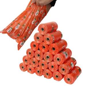 Entrega Rápida: Bolsas para Excremento de Perro, Color Naranja Rojizo, Estilo Navideño, Biodegradables, Resistentes a Fugas y Desgarros - Product Image 4