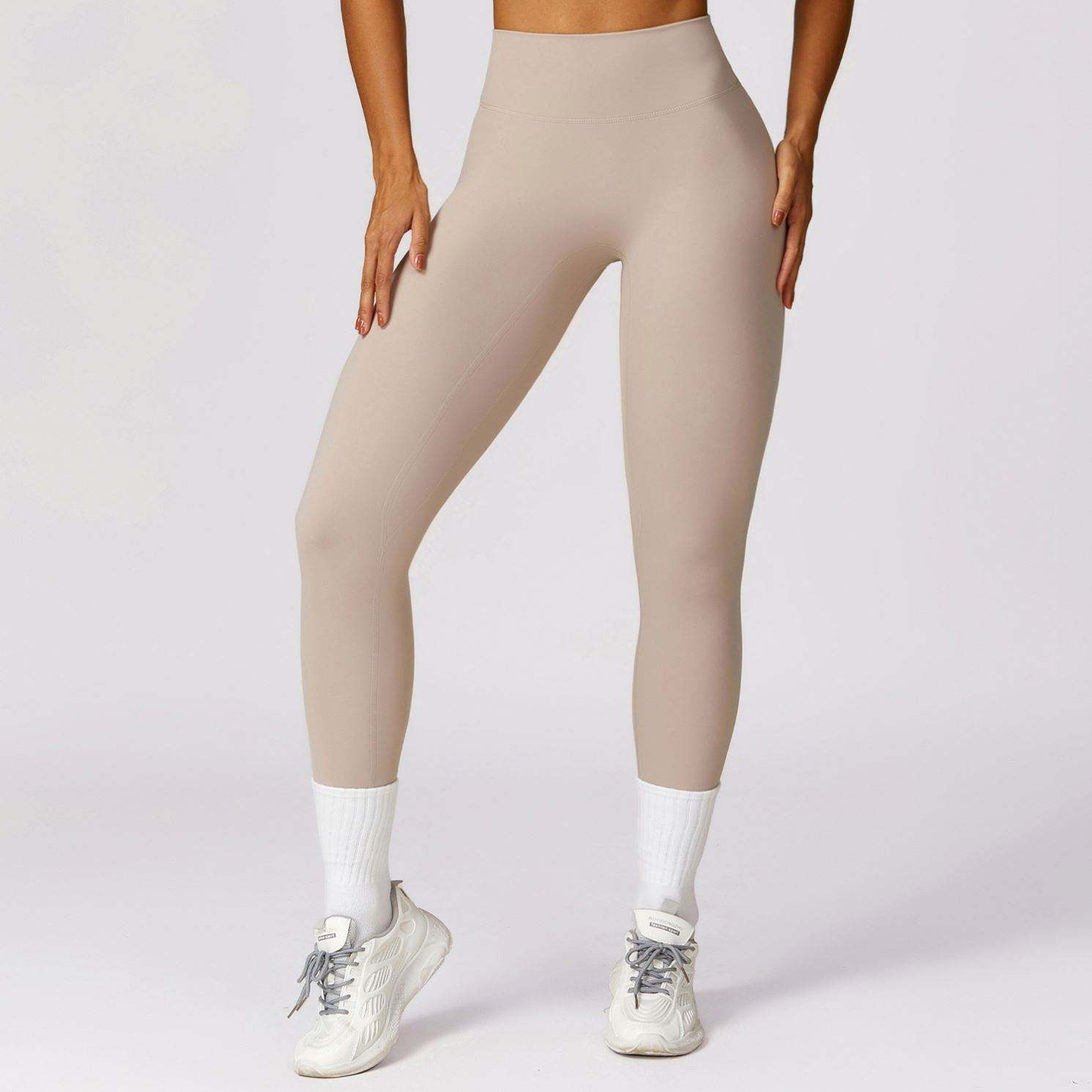 High-waisted Seamless Yoga Leggings, Tummy Control Butt-lifting, 4-way Stretch Quick Dry, Women's Gym Workout Athletic Pants.