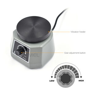Vibratore per gesso dentale 4 ''piccolo gesso agitatore a intensità variabile tavolo vibrante per apparecchiature di laboratorio dentale per prodotto dentale Gypsm - Product Image 2