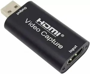 Ses Video yakalama kartı HDMI USB 2.0 Video yakalama kartı HD kaydedici oyunu Video canlı akış adaptörü