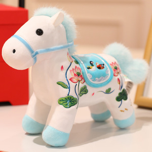 2026 anno del cavallo più venduto mascotte ciondolo drago fenice danza piccolo cavallo borsa portachiavi portachiavi regalo all'ingrosso - Product Image 4