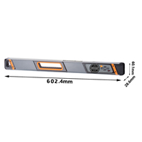 New Digital Level Gauge 600mm Cross-Line Laser Magnetic Level Measuring Instrument Aluminium Alloy High Precision Laser Level