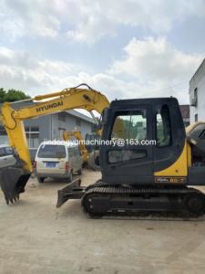 Excavadora de cadenas Hyundai R80-7 usada con 1 año de garantía, motor y bomba de alta calidad a bajo precio - Product Image 6