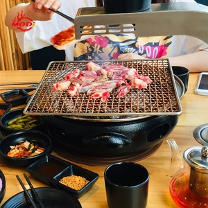 Modi Best Built in Smokeless Bbq Pro Charcoal Grill Brazier Fire Commercial <strong>Table</strong> <strong>Top</strong> for Restaurant Use - Product Image 6