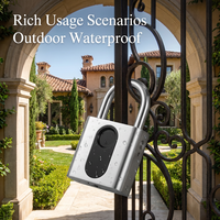 Cadenas intelligent biométrique étanche IP66 avec contrôle par application pour portail extérieur et sécurité d'entrepôt – Vente en gros