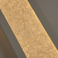 Lampe murale LED contemporaine à énergie solaire, étanche IP66, pour showroom, jardin et aménagement paysager