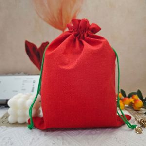 Custom Logo Printed Jute Drawstring <b>Bag</b> for Plush Toys Cosmetic Cloth Dolls Storage Burlap Pouch Natural Custom Jute Gift <b>Bag</b> - Product Image 2