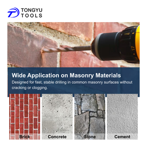 SDS Plus Masonry <strong>Drill</strong> <strong>Bit</strong> with Tungsten <strong>Carbide</strong> Tip, Concrete Granite Drilling <strong>Bit</strong> for Rotary Hammer - Product Image 4