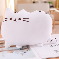 Belle peluche chat poupée mignon dessin animé doux en peluche oreiller long jet dormir oreiller poupée jouet cadeau pour enfants petite amie