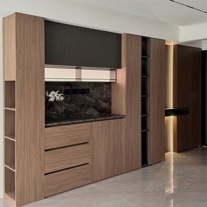 Customized Modern Solid Wood <b>Sideboard</b> for Living Room and Restaurant Environmentally Protected Furniture - Product Image 4