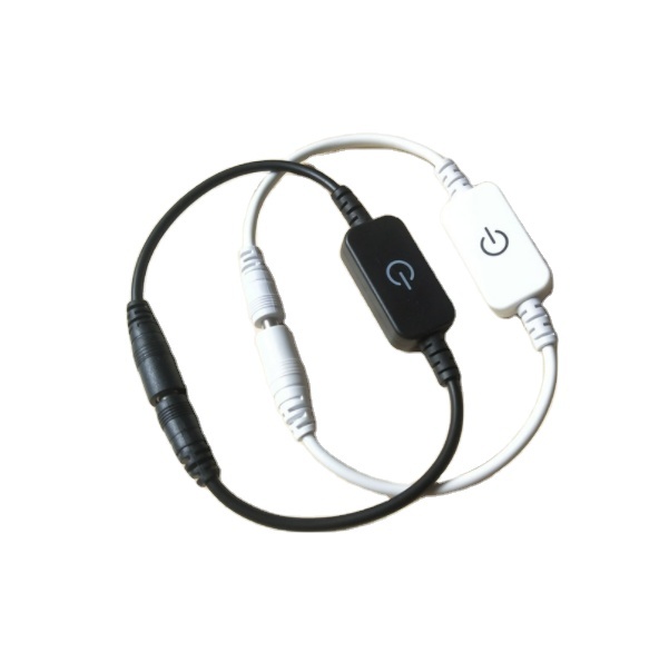 Mini Inline Touch Dimmer Switch Controller for Single Color LED Strip Lights Sensor Switch LED Dimmer