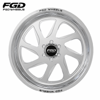 Jantes forgées concaves 22x10 26x12 22x14 24x14 26 pouces 6x5.5 6x135 8x170 6/8 trous pour Chevrolet Silverado Ford F150 avec enjoliveurs flottants