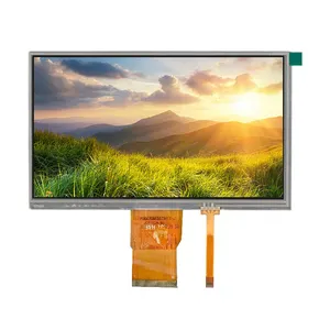 Extérieur haute luminosité 1000 nits 800x480 50pin écran tactile résistif 7 pouces tft lcd module LCD panneau lcd affichage