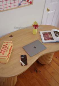 Mesa de centro de madera hecha a mano, muebles de granja rústicos de madera maciza, mesa de centro de sala de estar moderna - Product Image 5