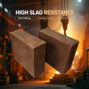 Ladrillos Refractarios de Magnesita y Cromo de Alta Densidad MGO Cr para Hornos AOD VOD, <span class=keywords><strong>Precio</strong></span> de Fábrica - Product Image 3