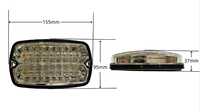Feux latéraux de voiture d'ambulance à LED bicolores 3W LED rouge et blanc Feux de véhicule d'urgence Feux latéraux de marquage pour camion remorque