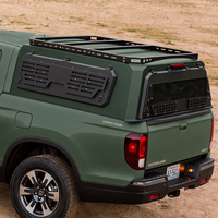 ANRICA Coque de camping-car en aluminium pour camion, couvre-caisse de camionnette pour 4x4 pleine grandeur tout-terrain et overlanding