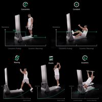 Système de gym intelligent AEKE Smart Home Gym, miroir de fitness K1, machine de fitness tout-en-un pour un entraînement complet du corps, machine pour des séances d'entraînement personnalisées