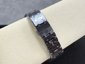 Reloj Mecánico de Lujo de la Mejor Calidad, Resistente al Agua, 41 mm, Fábrica THB, Movimiento 3132, 15416, Audemars, Esqueleto de Cerámica Negra - Product Image 6