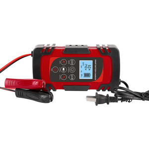 Chargeur de batterie de <span class=keywords><strong>voiture</strong></span> et de moto intelligent automatique portable multi-véhicules 12-24V 8A/4A avec écran LCD et charge sans fil Type-C - Product Image 5