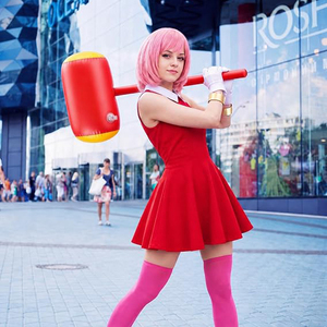 4 pièces d'accessoires de cosplay d'Halloween, comprenant un marteau gonflable, des bracelets manchette et une pompe à air pour Halloween - Product Image 3
