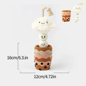 Plush Interactive Dog Toy with Squeaker Treat Dispensing and Sniffing Puzzle <b>for</b> Puppy Training Dog Toy - Product Image 1