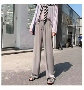 Loose Plus Size Women's Striped Pajama Pants <b>Harem</b> Style Eco-Friendly 100% Cotton ODM Spring Sleepwear - Product Image 5