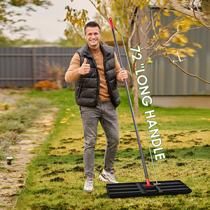 JH-Mech Équipement de terrain de <span class=keywords><strong>golf</strong></span> robuste Niveau de facilité Sol Sable Saleté Surfaces Râteau de nivellement de pelouse peint durable - Product Image 5